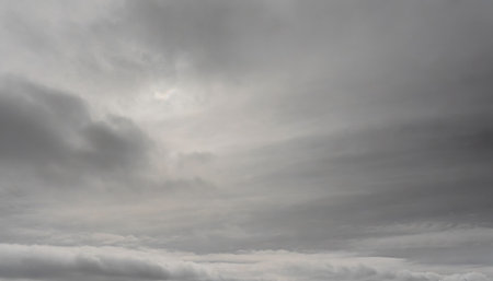 Clouds in the sky before a thunderstorm.の素材