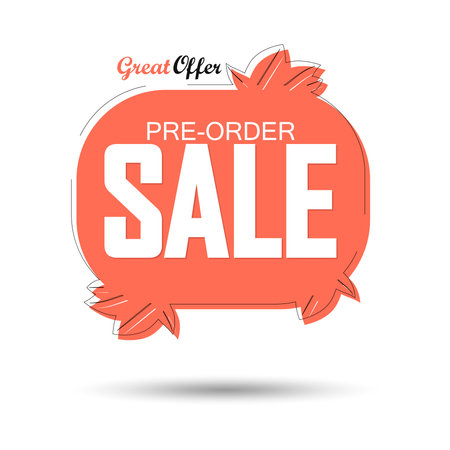 Sale banner template design, Big sale special offer. end of season special offer banner. vector illustration.のイラスト素材