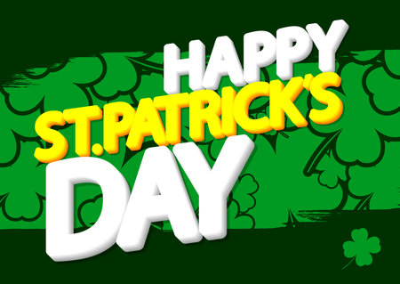 Happy St. Patrick's Day! Vector illustration for your design.のイラスト素材