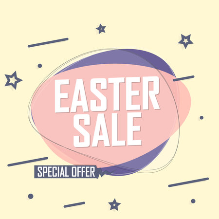 Sale banner template design, Big sale special offer. end of season special offer banner. vector illustration.のイラスト素材