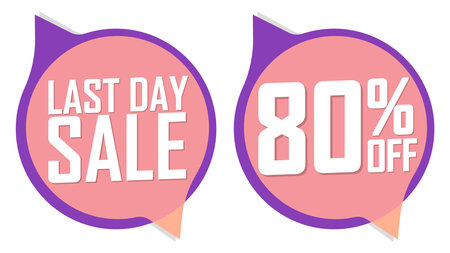Set Sale banners design template, discount tags, Special offer, vector illustrationのイラスト素材