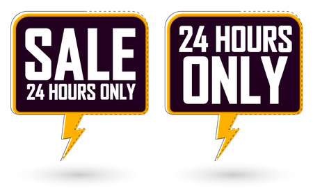 Set Sale banners design template, discount tags, special offer, vector illustrationのイラスト素材
