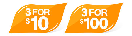 Sale banners design template, discount tags, special offer, vector illustrationのイラスト素材