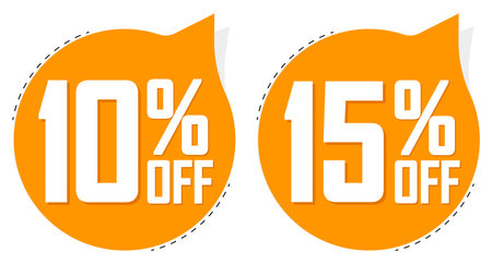 Set Sale banners design template, discount tags, special offer, vector illustrationのイラスト素材