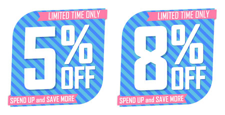 Sale banner template design, Big sale special offer up to 80% off. vector illustration.のイラスト素材