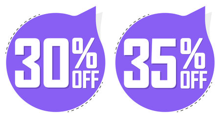 Set Sale banners design template, discount tags, special offer, spend up and save more, vector illustrationのイラスト素材