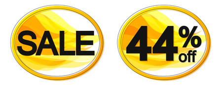 Set of Sale banners design template, discount tags, Special offer, vector illustrationのイラスト素材