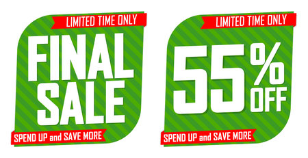 Sale banner template design, Big sale special offer. end of season special offer banner. vector illustration.のイラスト素材