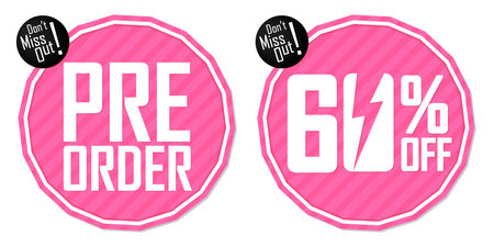 Set Sale banners design template, discount tags, special offer, vector illustrationのイラスト素材