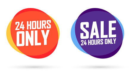 Set Sale banners design template, discount tags, special offer, vector illustrationのイラスト素材