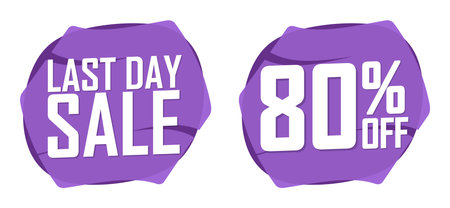 Set Sale banners design template, discount tags, special offer, vector illustrationのイラスト素材