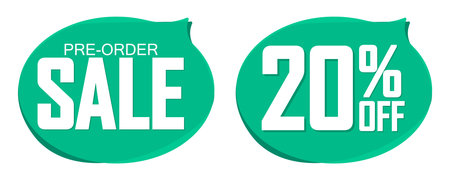 Set of sale banners design template, discount tags. Vector illustration.のイラスト素材