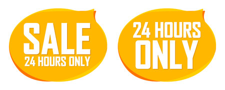 Set Sale banners design template, discount tags, special offer, vector illustrationのイラスト素材