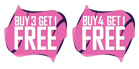 Set Sale banners design template, discount tags, vector illustrationのイラスト素材
