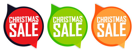 Sale banners design template, discount tags set, vector illustration.のイラスト素材
