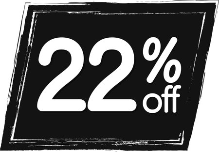 Sale 20% off sign illustration on white background. Vector illustration.の写真素材