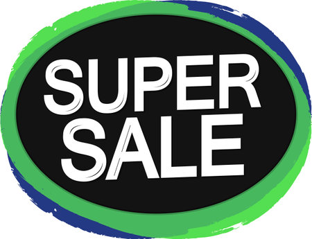 Super Sale, sale banner design template, discount tag, vector illustrationの写真素材