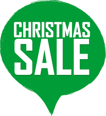 Christmas Sale banner, Xmas discount tag on transparent background, PNGの写真素材
