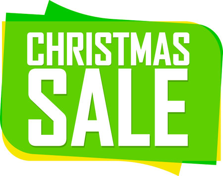 Christmas Sale banner, Xmas discount tag on transparent background, PNGの写真素材