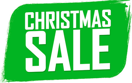 Christmas Sale banner, Xmas discount tag on transparent background, PNGの写真素材