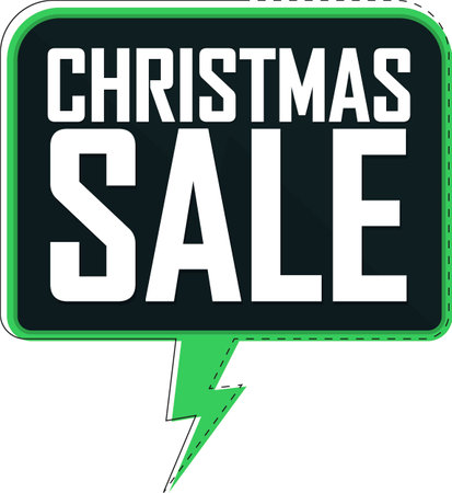 Christmas Sale banner, Xmas discount tag on transparent background, PNGの写真素材