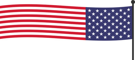 Flag of the United States of America. pngの写真素材