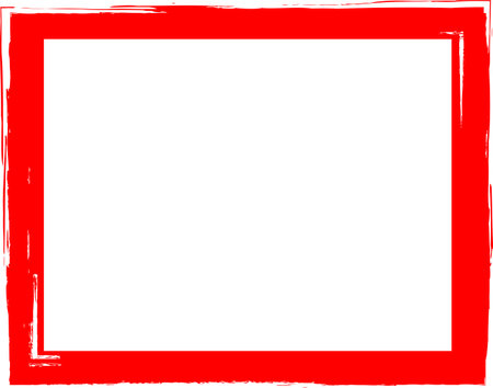 Grunge brush frame with space for textの写真素材