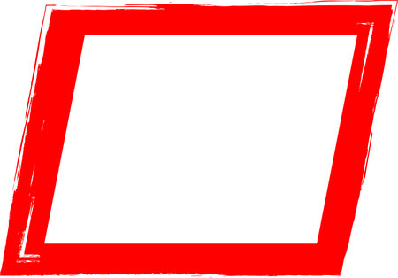 Grunge brush frame with space for textの写真素材