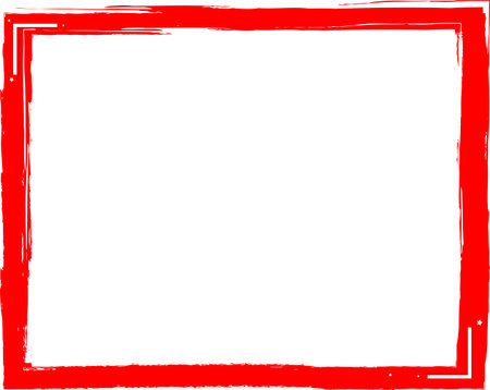 Grunge brush frame with space for textの写真素材