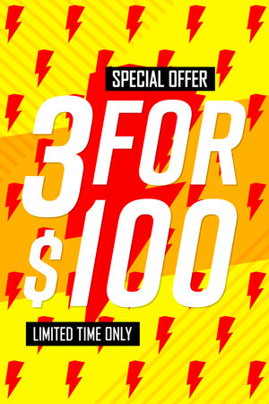 Sale banner template design, Big sale special offer. end of season special offer banner. vector...