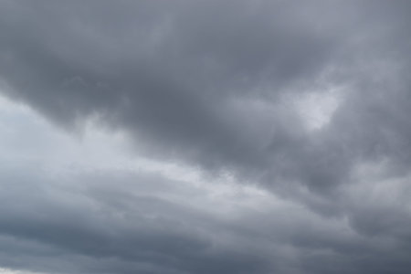 Clouds in the sky before a thunder-stormbe used as a background