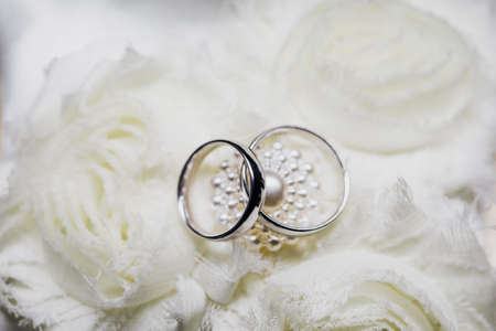 wedding rings. Golden rings on background. married