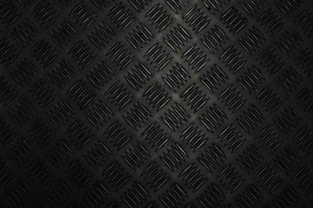 Old grunge checkered steel plates background. Metalの写真素材