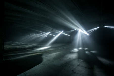 hangar room with beautiful light. の写真素材