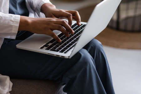 Black female doctor. Telemedicine the use of computer and telecommunications technologies for the...