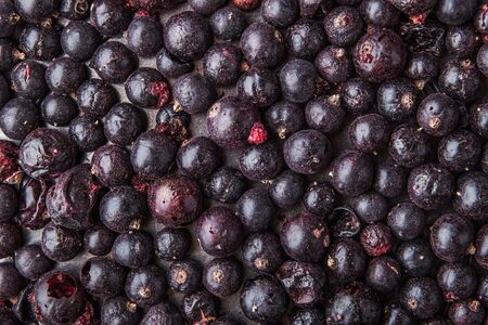 black currant for mulled wine and hot tea horizontalの写真素材