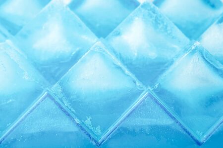 Ice cubes background close-upの写真素材