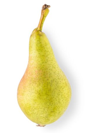 Pear on the white backgroundの写真素材