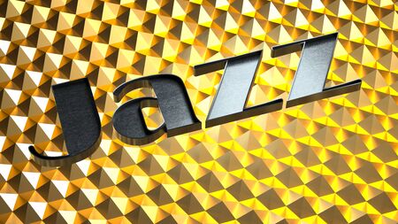 Abstract image of hexagons in jazz style sci-fiの写真素材