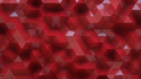 Abstract red embossed background 3D image horizontal