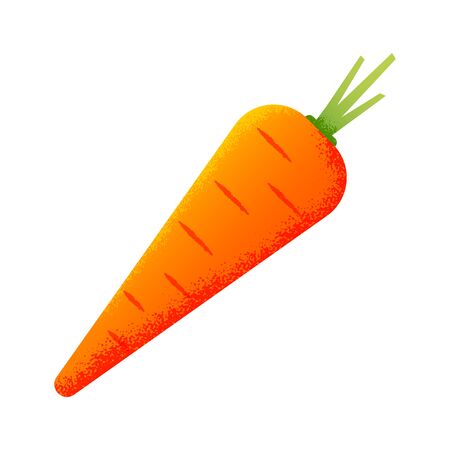 Carrot illustration with textures of light and shadowのイラスト素材