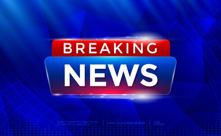 Breaking News backgroundのイラスト素材