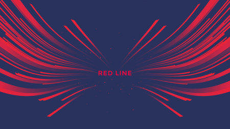 Minimal dynamic covers design with color lineのイラスト素材