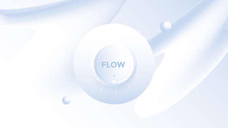 Neumorphism poster with gradient light wave.のイラスト素材