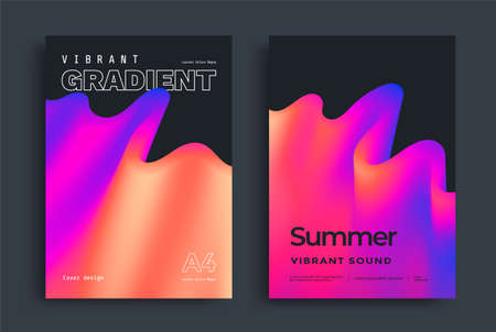 Abstract gradient posterのイラスト素材