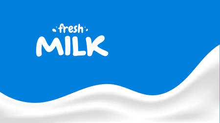 Milk wave backgroundのイラスト素材