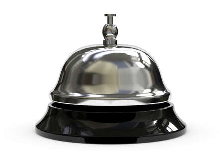 3d render of Reception bellの写真素材