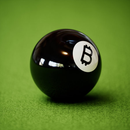 Snooker 8 pool ball Bitcoin concept. 3d rendering illustrationの写真素材