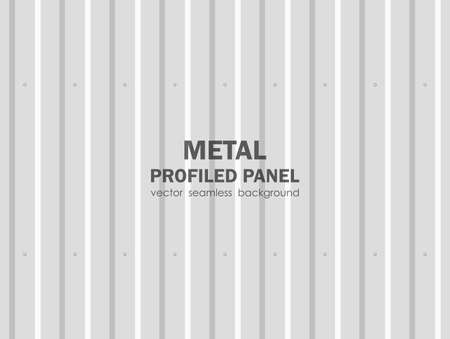 Illustration: Seamless background of metal profiled panel.のイラスト素材
