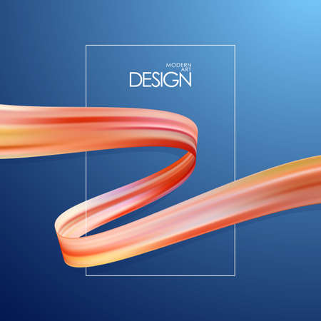 Vector illustration: Abstract Trendy background. Template for poster design. Modern art.のイラスト素材